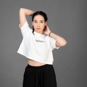 Stylish Bamboo crop top | t-shirts for layering and comfort!
